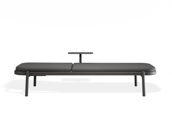 P 3b Verano Sunlounge Sidetable Charcoalframe Darkgreyfabric
