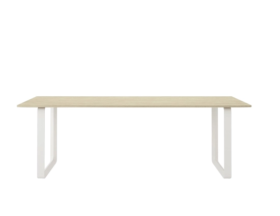 Muuto Dining Table 225x90 Cm Solid Oak White