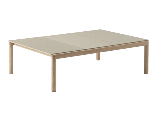 Couple Coffee Table 120 Sand Oak