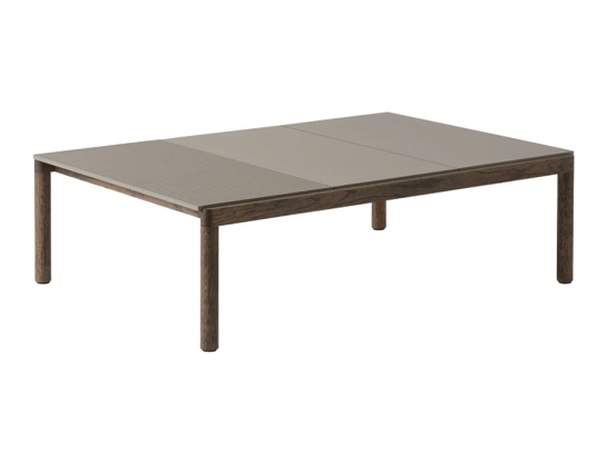 Couple Coffee Table 120 Taupe Dk Oil