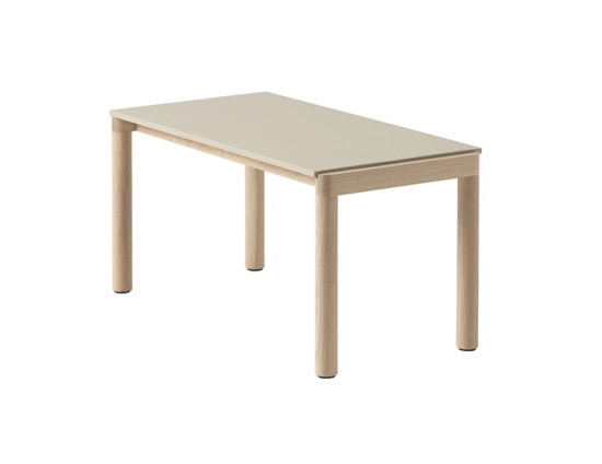 Couple Coffee Table 40 X 84 X 40 Oak Sand Plain