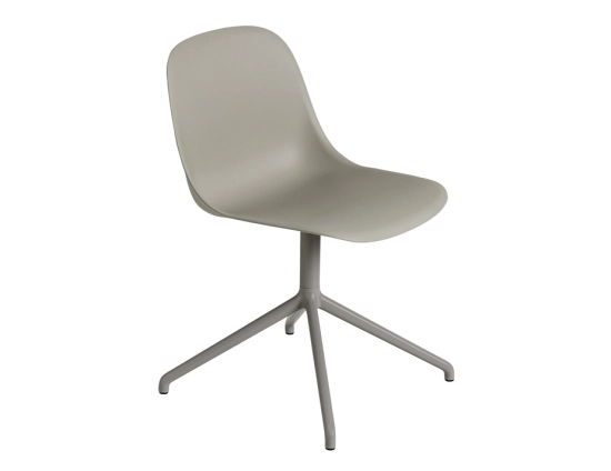 Fiber Chair Grey Swivel