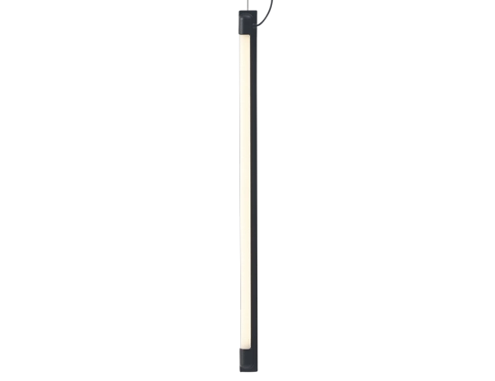 60cm 0002 Fine Suspension Lamp 60 Black Vertical Muuto Hi Res