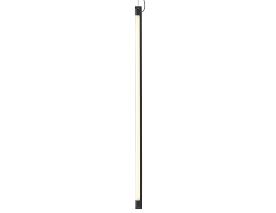 90cm 0003 Fine Suspension Lamp 90 Black Vertical Muuto Hi Res
