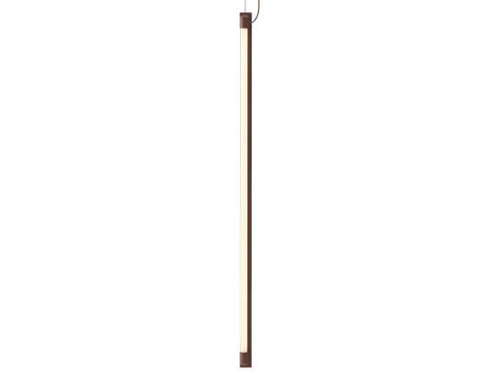 90cm 0007 Fine Suspension Lamp 90 Deep Red Vertical Muuto Hi Res