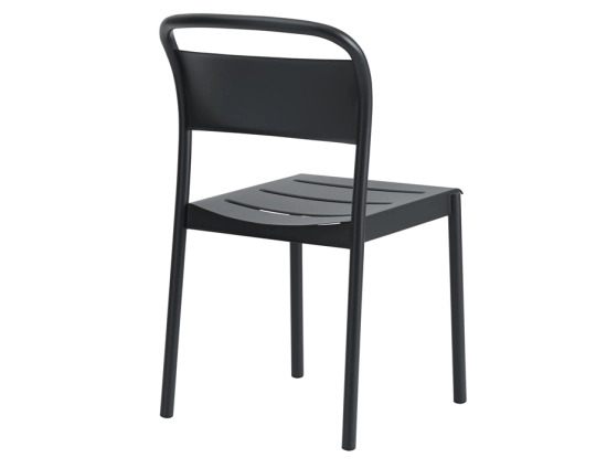 Linear Range Side Chair Black