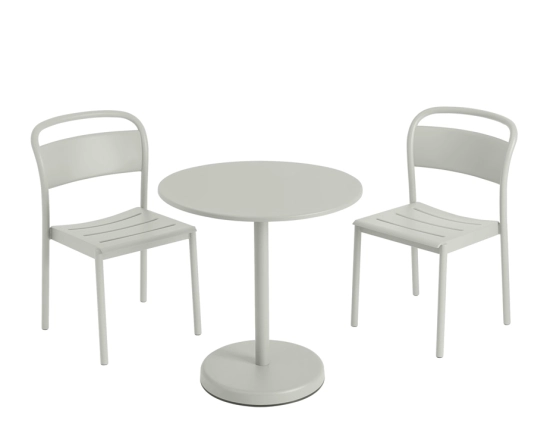 Linear Range Side Chair Black