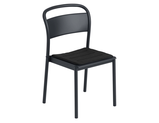 Linear Range Side Chair Black