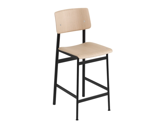 Loft Stool 0026 Loft Bar Stool 65 Black Oak Muuto 5000x5000 Hi Res