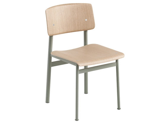 Loft Chair 0016 Loft Chair Dusty Green Oak MUUTO 5000x