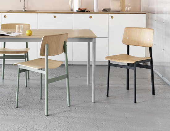 Loft Chair 0024 Loft Chair Base Table Oak Grey Ambit Beige Green E27 Org