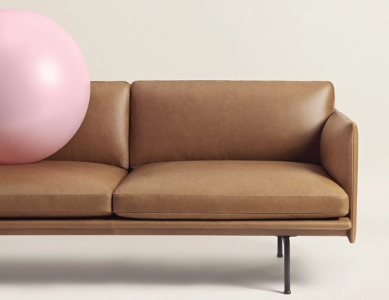 Outline Leather 2 Seat