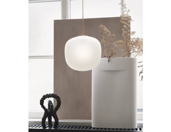 Off White Ridge Vase