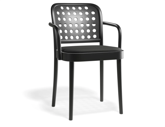 822 Armchair Blackgrain Mdr