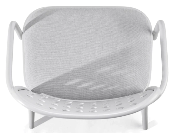 822 Lounge Armchair Pigment Padded Insitu