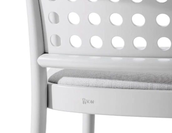 822 Lounge Armchair Pigment Padded Insitu
