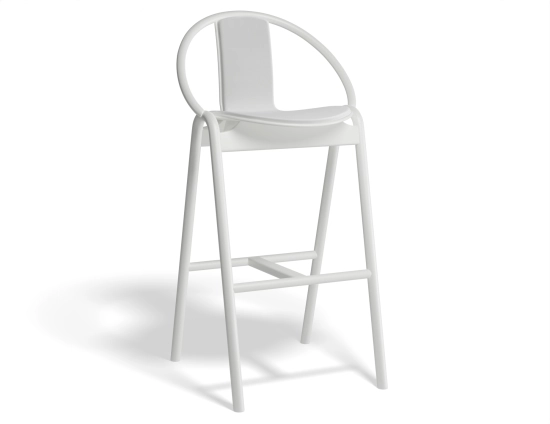 Again Barstool 75cm Fullpad Whitepigment Prince