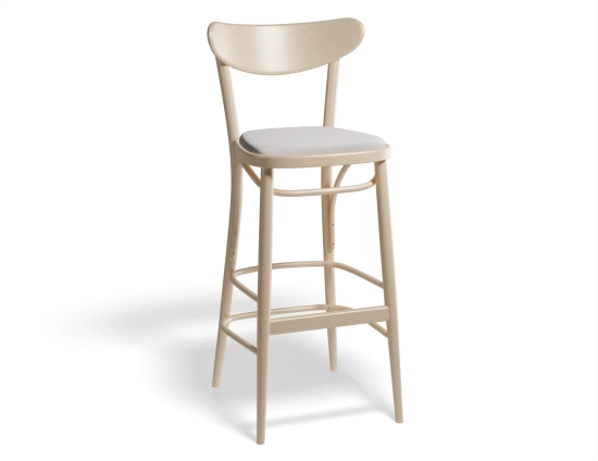Banana Barstool76cm Beechnatural Fargo