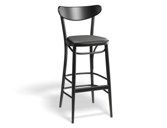 Banana Barstool76cm Blackgrain Mdr