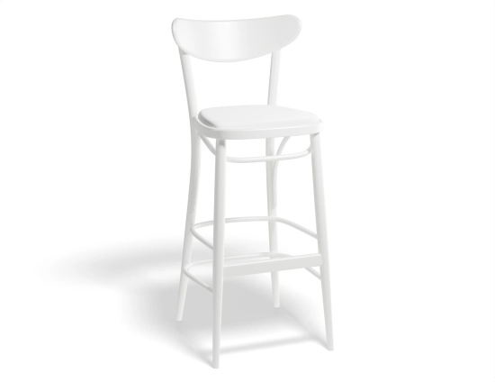 Banana Barstool76cm Whitepigment Prince