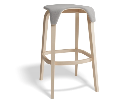 Leaf Barstool Backless Pad Beechnatural Fargo