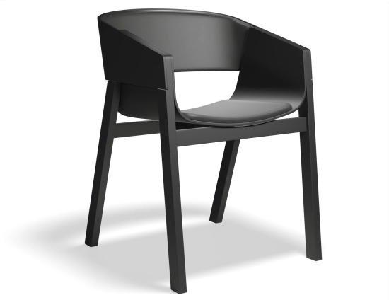 Merano Armchair Seatbackpad Blackgrain Mdr