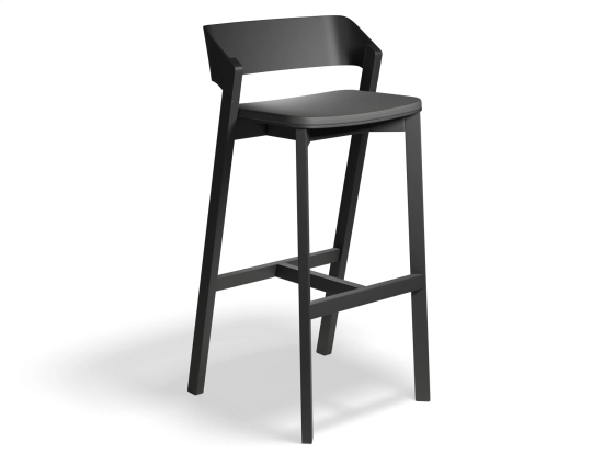 Merano Barstool Seatpad Blackgrain Mdr