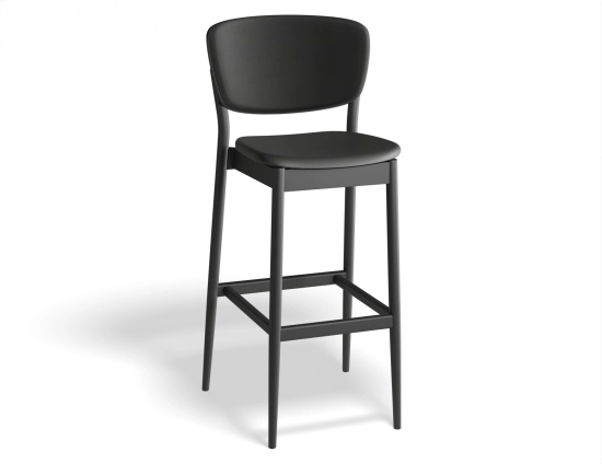 Valencia Barstool 75cm Backseatpad Blackgrain Mdr