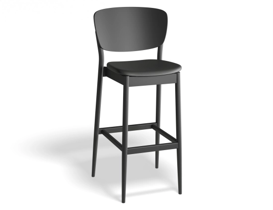 Valencia Barstool 75cm Seatpad Blackgrain Mdr
