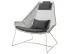 Breeze Outdoor 0004 Breeze Highback Chair White Grey Black YSN