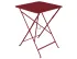 Fermob Bistro Table Square 57 Chili