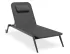 Amalfi Sunlounge Headrest Charcoal Charcoal Magnetic