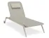 Amalfi Sunlounge Headrest Latte Husk Magnetic