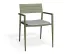 Halki Chaircushion Green Lightgrey