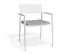 Halki Chaircushion White Lightgrey