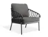 Kara Loungechair Charcoal