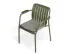 Roku Armchair Green Lightgreypad