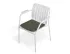 Roku Armchair White Greenpad
