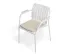 Roku Armchair White Huskpad