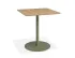 Roku Teakcafetable 75x75 Gree