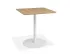 Roku Teakcafetable 75x75 White