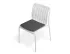 Roku Diningchair White Charcoalpad