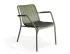 Roku Loungechair Charcoal Green