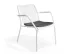 Roku Loungechair Charcoal White