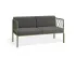 Sevillev2 2seater Greenframe Darkgreycushion