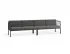 Sevillev2 4seater Charcoalframe Darkgreycushion