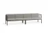 Sevillev2 4seater Charcoalframe Lightgreycushion
