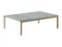 Couple Coffee Table 120 Light Blue Oak
