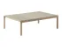 Couple Coffee Table 120 Sand Oak