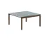 Couple Coffee Table Med Blue Dk Oil